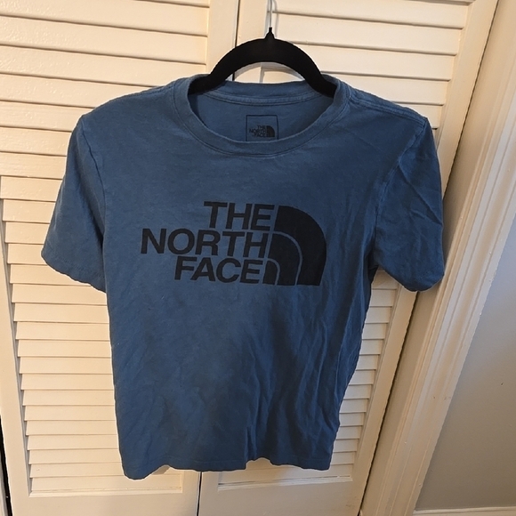 The North Face Tops - The North Face Logo Tee | Washed Blue | Women’s Small